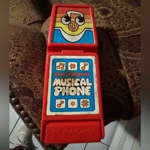 Vintage 1982 Playskool Electronic Musical Phone working toy